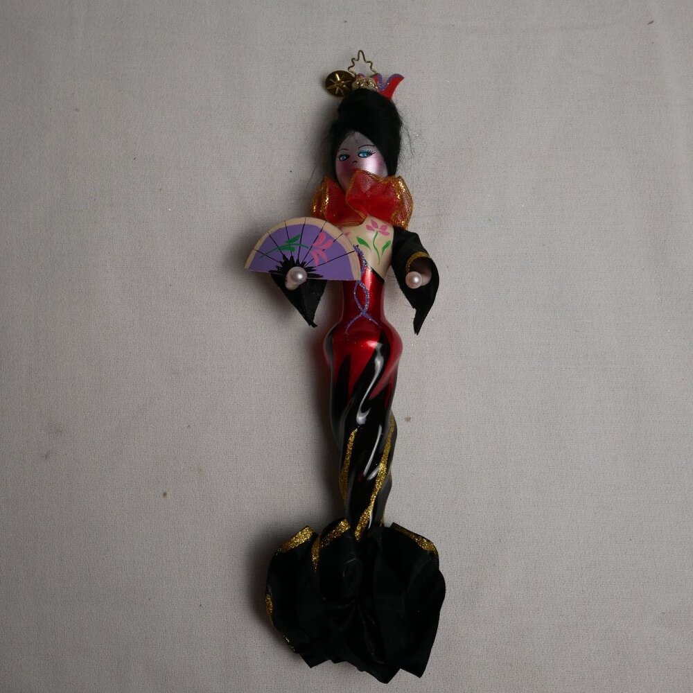 Vintage Christopher Radko 2003 Fanna Mae Wong Tall Icicle Ornament